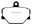 Picture of EBC 08+ Smart Fortwo 1-0 Redstuff Front Brake Pads
