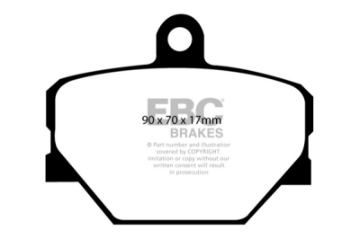 Picture of EBC 08+ Smart Fortwo 1-0 Ultimax2 Front Brake Pads