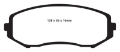 Picture of EBC 08+ Suzuki Grand Vitara 2-4 Greenstuff Front Brake Pads