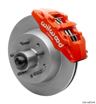 Picture of Wilwood Dynapro 6 Front Hub Kit 11-86in 51-59 Chevrolet 1500 1-2 Ton - Red