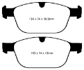 Picture of EBC 08+ Volvo XC60 3-0 Turbo Redstuff Front Brake Pads