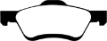 Picture of EBC 08-09 Ford Escape 2-3 Greenstuff Front Brake Pads