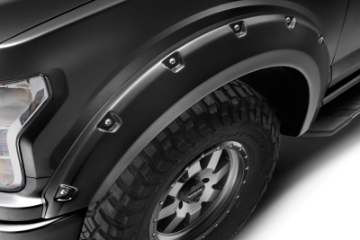 Picture of Bushwacker 18-20 Ford F-150 Excl Models w-Tech Pkg Pocket Style Flares 4pc - Agate Black Met