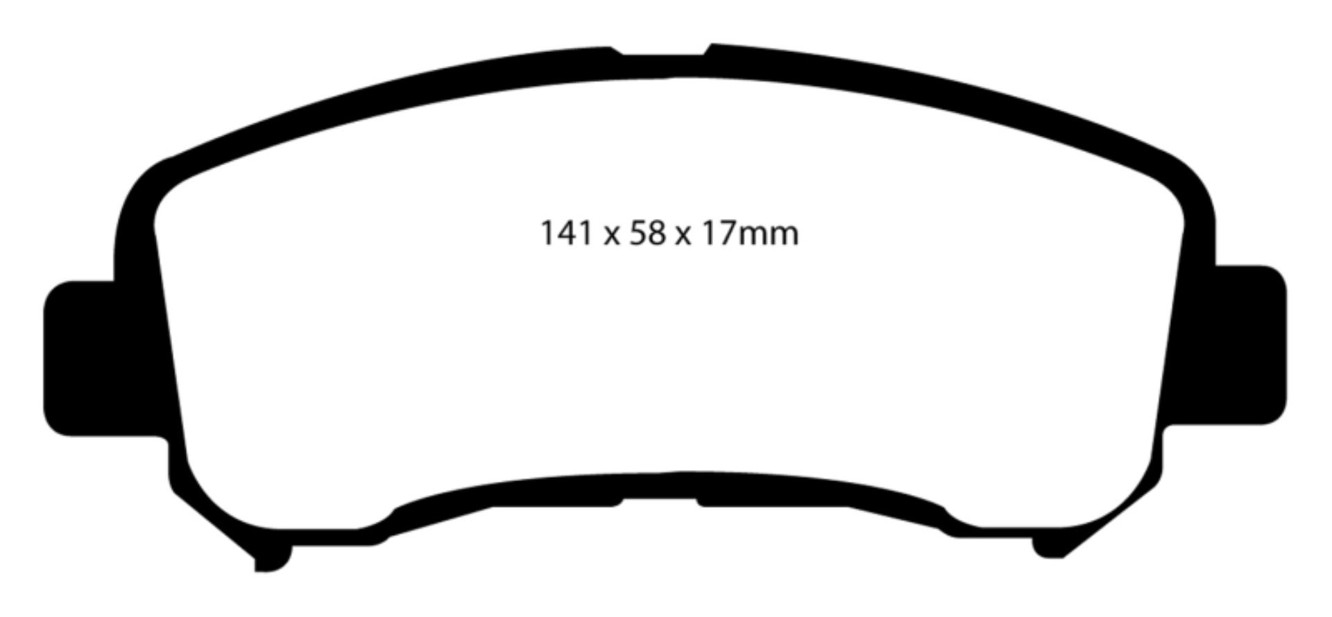 Picture of EBC 08-09 Nissan Rogue 2-5 Greenstuff Front Brake Pads