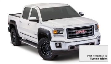 Picture of Bushwacker 20-22 GMC Sierra 1500 Pocket Style Flares 4pc - Summit White