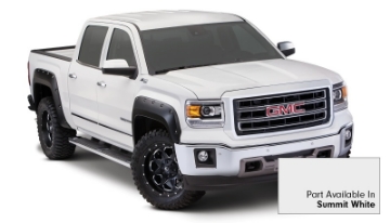 Picture of Bushwacker 20-22 GMC Sierra 1500 Pocket Style Flares 4pc - Summit White