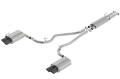 Picture of Borla 2020 Ford Explorer ST 3-0L V6 2-25in S-type Exhaust - Black Chrome Tips