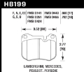 Picture of Hawk 88-89 Porsche 944 Turbo HPS 5-0 Street Brake Pads - Front
