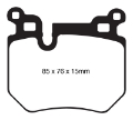Picture of EBC 08-10 BMW 135 3-0 Twin Turbo Greenstuff Rear Brake Pads