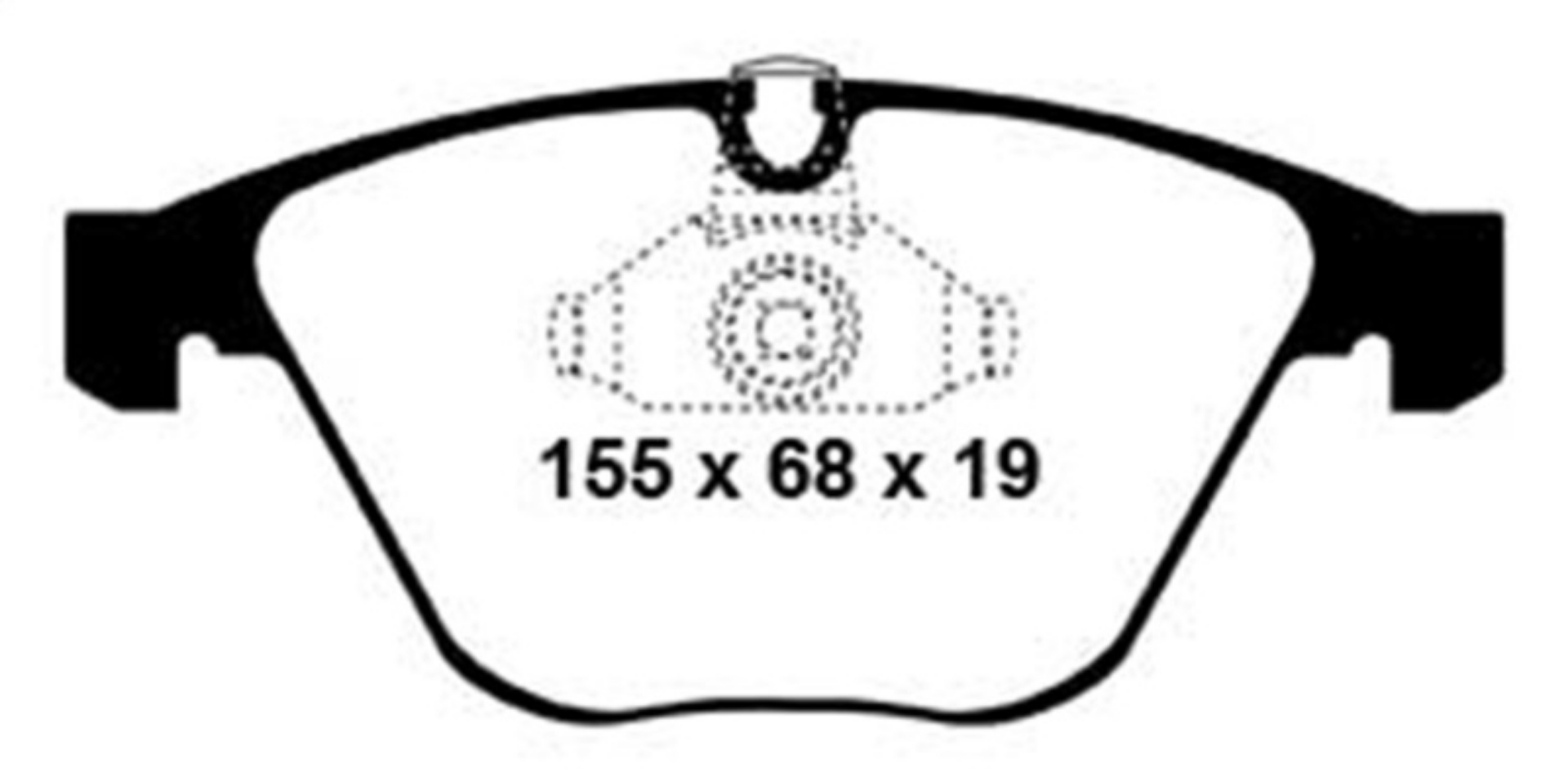 Picture of EBC 08-10 BMW M3 4-0 E90 Redstuff Front Brake Pads
