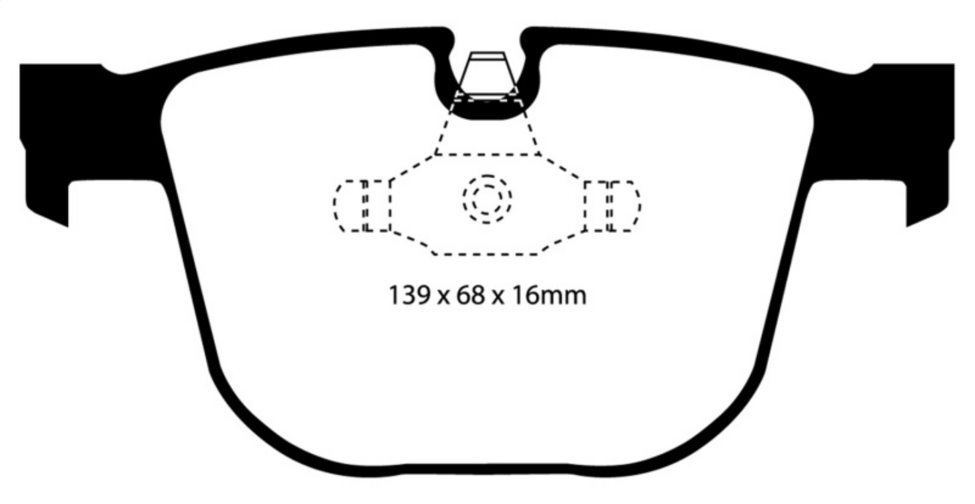Picture of EBC 08-10 BMW M3 4-0 E90 Redstuff Rear Brake Pads