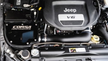 Picture of Corsa 2012-2018 Jeep Wrangler JK 3-6L V6 Cold Air Intake with MaxFlow 5 Oiled Filter