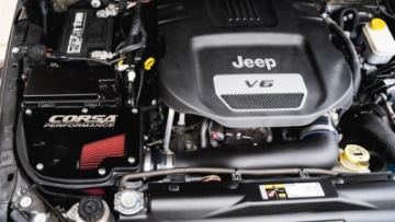 Picture of Corsa 2012-2018 Jeep Wrangler JK 3-6L V6 Cold Air Intake with DryTech Filter