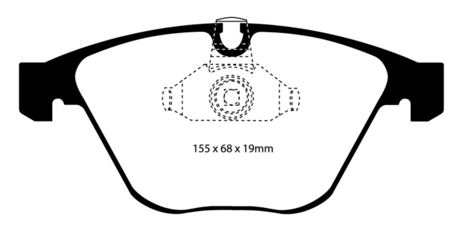 Picture of EBC 08-10 BMW M3 4-0 E90 Yellowstuff Front Brake Pads