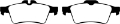 Picture of EBC 08-10 Chevrolet Cobalt 2-0 Turbo SS Greenstuff Rear Brake Pads