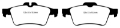 Picture of EBC 08-10 Chevrolet Cobalt 2-0 Turbo SS Redstuff Rear Brake Pads