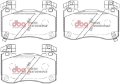 Picture of DBA 2018+ Kia Stinger V6 Twin Turbo XP Performance Front Brake Pads