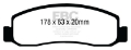 Picture of EBC 08-10 Ford F250 inc Super Duty 5-4 2WD Extra Duty Front Brake Pads