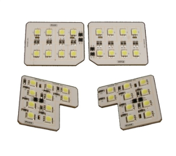 Picture of Putco 14-14 Chevrolet Silverado HD Ext Cab Premium LED Dome Lights Application Specific