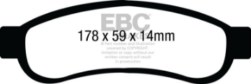 Picture of EBC 08-10 Ford F250 inc Super Duty 5-4 2WD Ultimax2 Rear Brake Pads