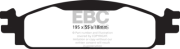 Picture of EBC 08-10 Ford Flex 3-5 Ultimax2 Front Brake Pads