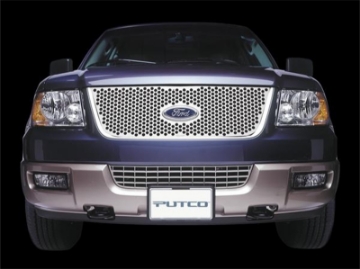 Picture of Putco 09-12 Ford F-150 Lariat & King Ranch Only 6pc Grille Punch Stainless Steel Grilles