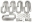 Picture of Stainless Works 1-5-8in Header Builder Kit