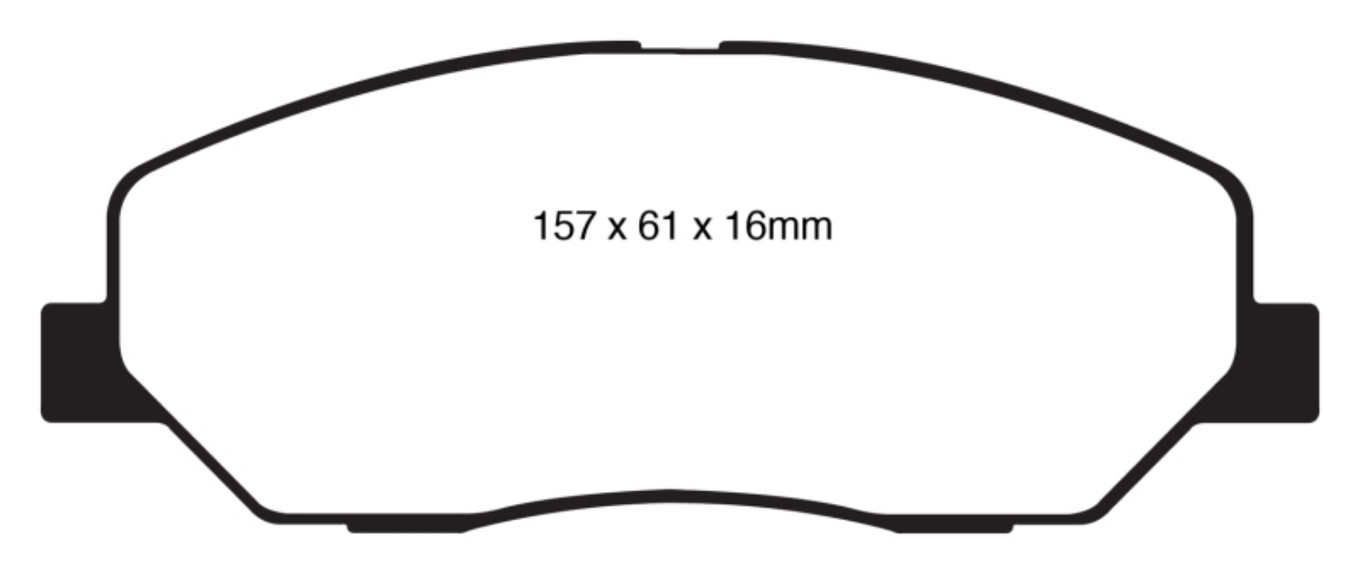 Picture of EBC 08-10 Hyundai Genesis 3-8 Yellowstuff Front Brake Pads