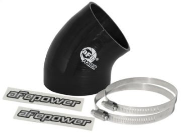 Picture of aFe MagnumFORCE Cold Air Int Sys Spare Parts Kit 4-3-5in ID x 40 Deg Elbow Reducing Coupler - Blk