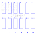 Picture of King Engine Bearings Ford Ecoboost 3-5L V6 Size STDX Tri Metal Connecting Rod Bearing Set