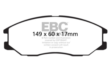 Picture of EBC 08-10 Kia Sorento 3-3 Ultimax2 Front Brake Pads