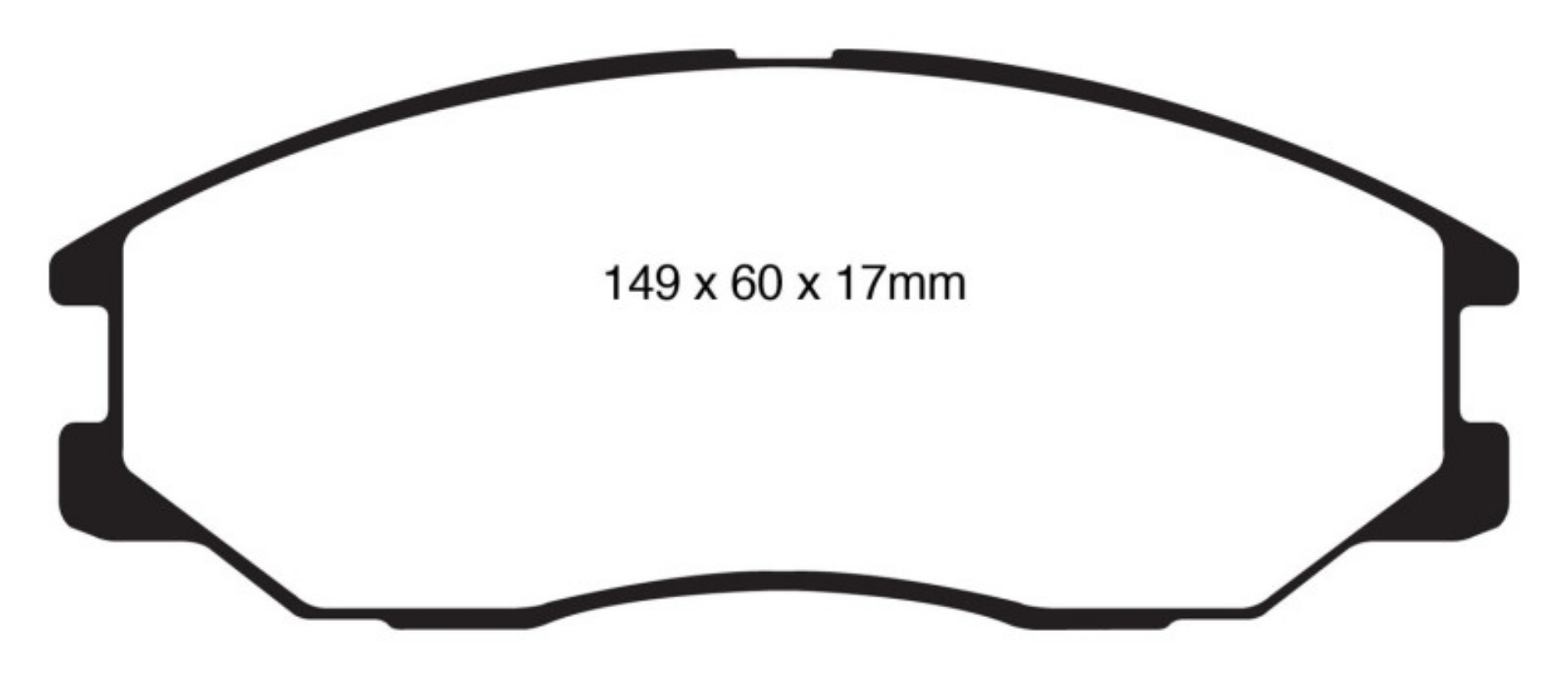 Picture of EBC 08-10 Kia Sorento 3-3 Yellowstuff Front Brake Pads
