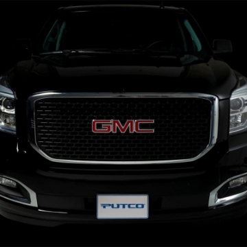 Picture of Putco 15-20 GMC Yukon XL - Liquid 3D Slot - Black Denali Style Lighted Boss Grille