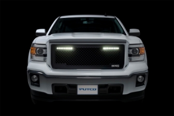 Picture of Putco 15-19 GMC Sierra HD Lighted Boss Grille Qty 2 - 10in Luminix Light Bars