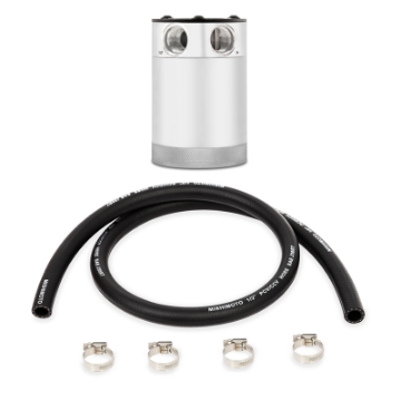 Picture of Mishimoto Compact Baffled Oil Catch Can - 2-Port - Polished