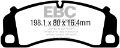 Picture of EBC 2016+ Porsche 911 991-992 Carrera S 3-0TT Cast Iron Rotor Only Redstuff Front Brake Pads