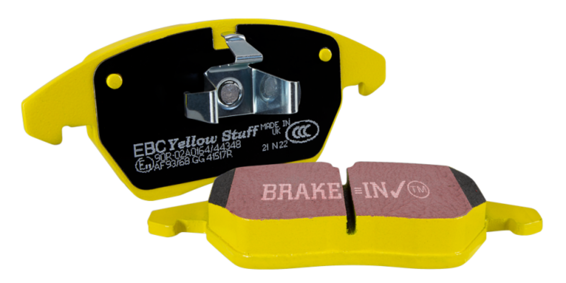 Picture of EBC 04-05 Mitsubishi Lancer Evo 8 2-0T FQ400 w-Alcon Caliper Yellowstuff Front Brake Pads