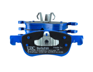 Picture of EBC 04-05 Mitsubishi Lancer Evo 8 2-0T FQ400 w-Alcon Caliper Bluestuff Front Brake Pads