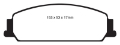 Picture of EBC 08-10 Pontiac G8 3-6 Redstuff Front Brake Pads