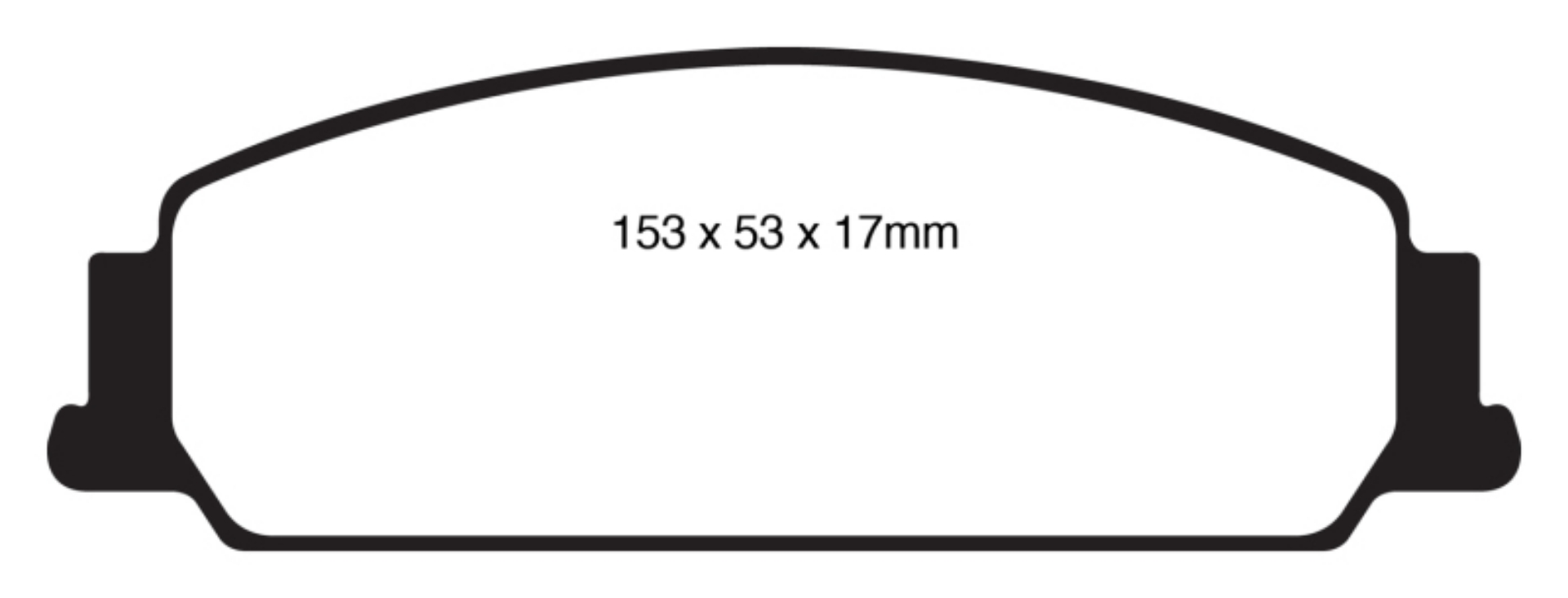Picture of EBC 08-10 Pontiac G8 3-6 Yellowstuff Front Brake Pads