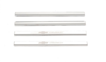 Picture of Putco 14-18 Chevy Silv LD - Regular Cab w- CHEVROLET Etching 4pcs SS Door Sills