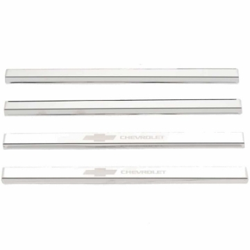 Picture of Putco 14-18 Chevy Silv LD - Regular Cab w- CHEVROLET Etching 4pcs SS Door Sills