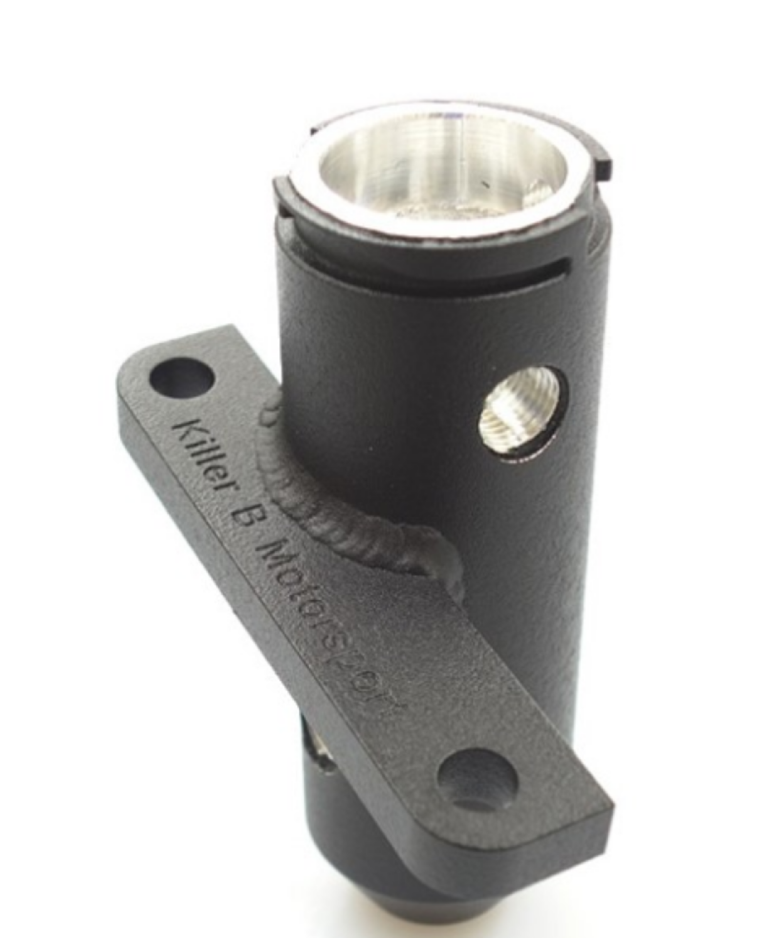 Picture of Killer B Upper Turbo Coolant Reservoir V2 Black AN Fittings for 02-07 WRX - 04+ STI