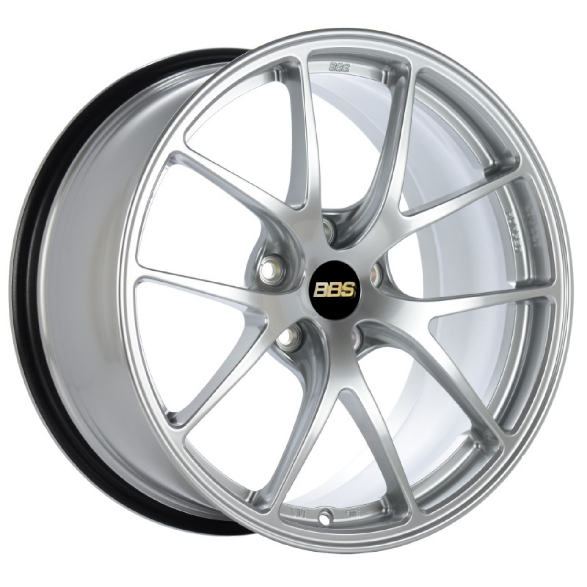 Picture of BBS RI-A 18x9 5x112 ET38 Diamond Silver Wheel -82mm PFS-Clip Required