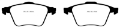 Picture of EBC 08-10 Volvo S60 2-5 Turbo T5 Redstuff Front Brake Pads