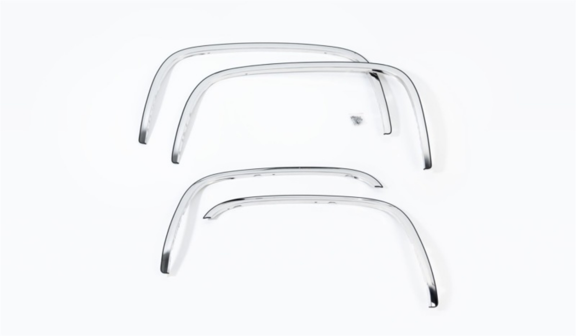Picture of Putco 17-20 Ford SuperDuty w-o Factory Flares - 2in Wide Stainless Steel Fender Trim