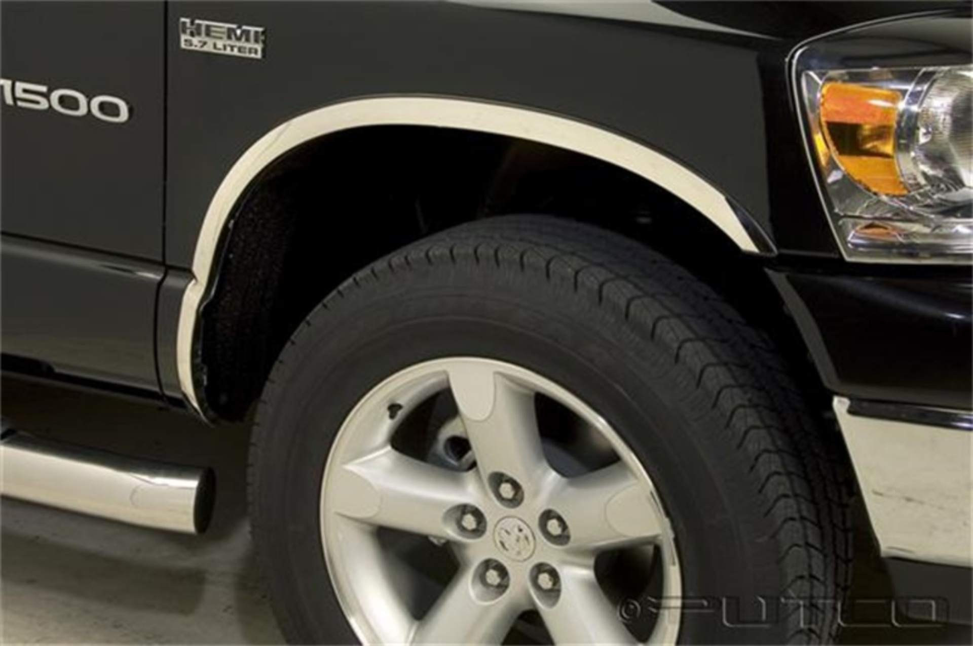 Picture of Putco 03-08 RAM Hemi Excl- Dually - Full Stainless Steel Fender Trim