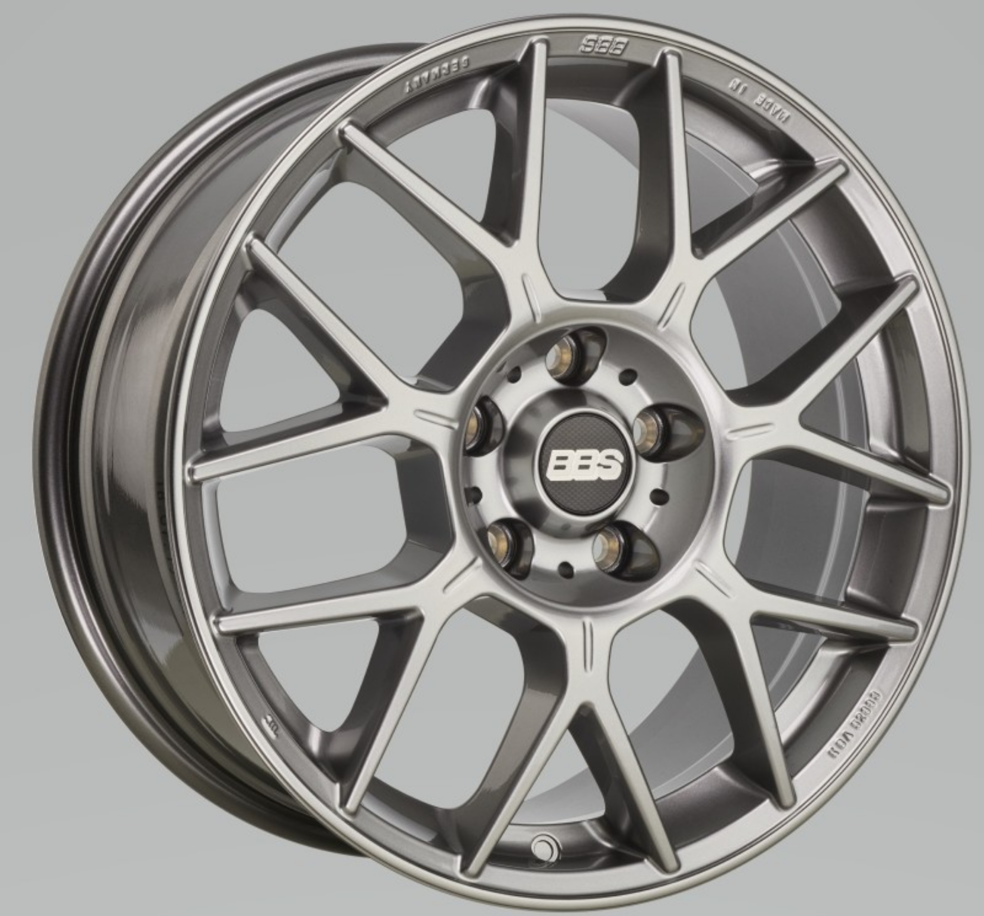 Picture of BBS XR 19x8-5 5x120 ET35 Platinum Gloss Wheel -82mm PFS-Clip Required