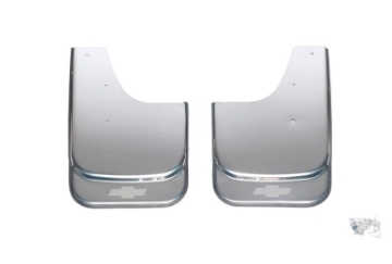 Picture of Putco Universal MudFlaps w- Chevrolet Bowtie Etching - Set of 2 - 14-60in x 11-5in
