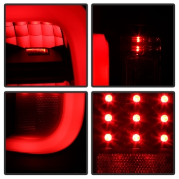 Picture of Spyder Toyota Tundra 2014-2016 Light Bar LED Tail Lights All Black ALT-YD-TTU14-LED-BKV2